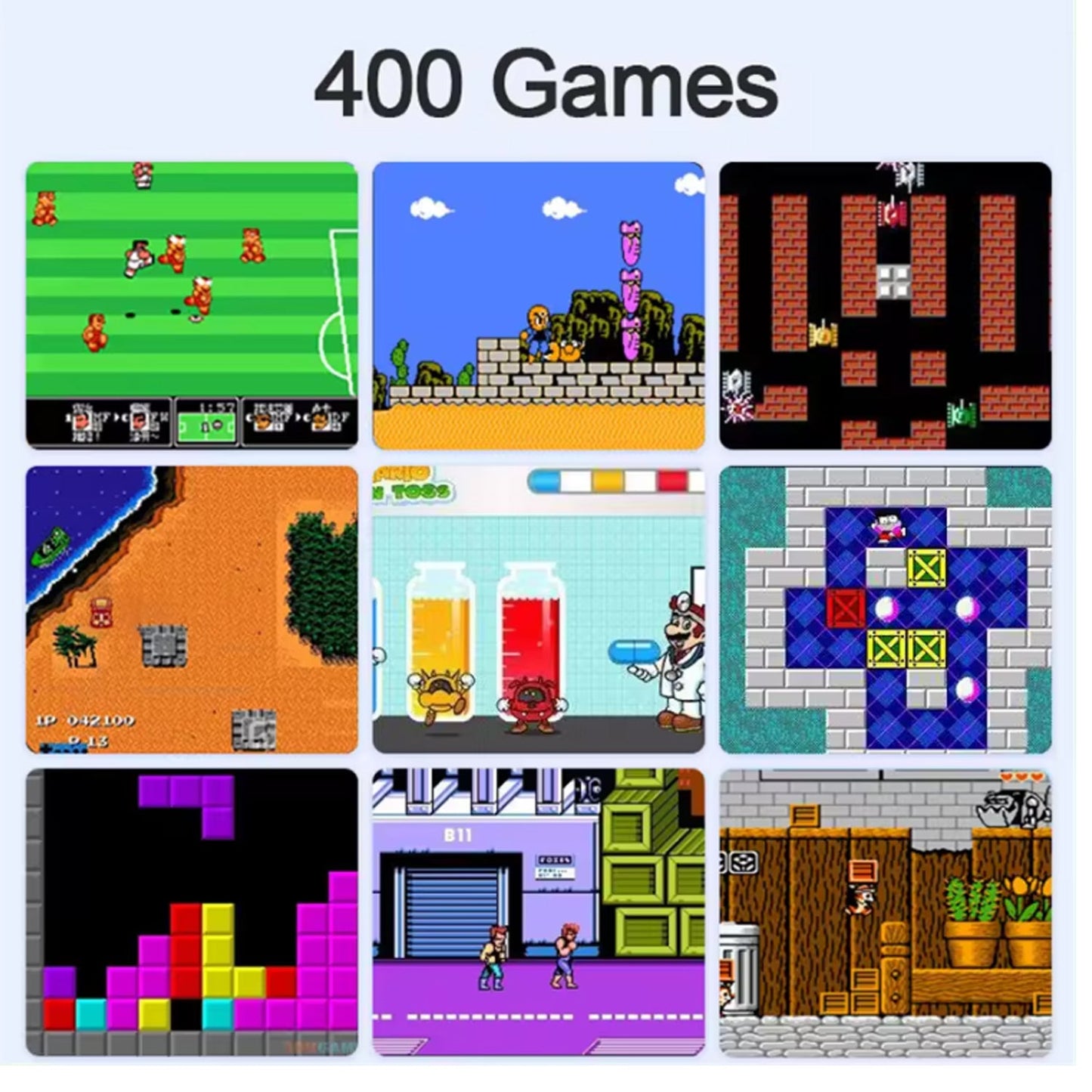 Retro Handheld Video Game Console